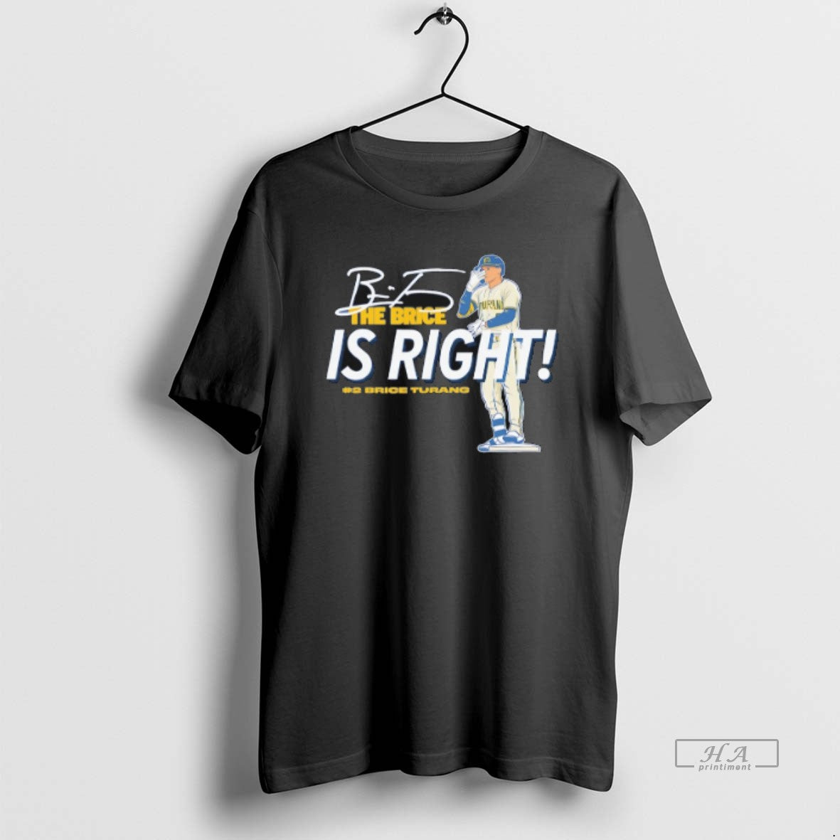 Official Trendy Brice Turang Milwaukee Brewers The Is - Adult & Kids T-Shirts, Sweatshirts & Hoodies apparel design preview 1