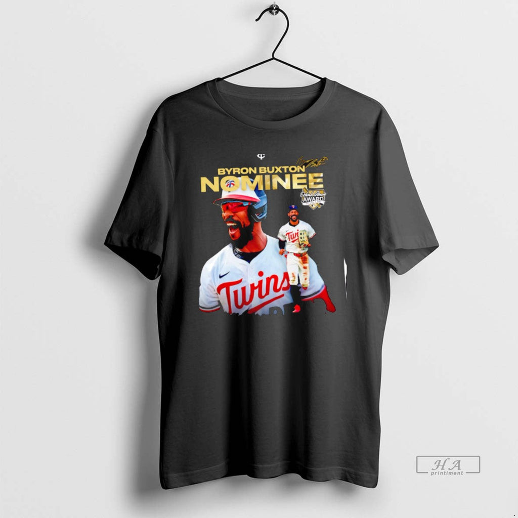 Official Trendy Byron Buxton Nominee Minnesota Twins - Adult & Kids T-Shirts, Sweatshirts & Hoodies apparel design preview 1