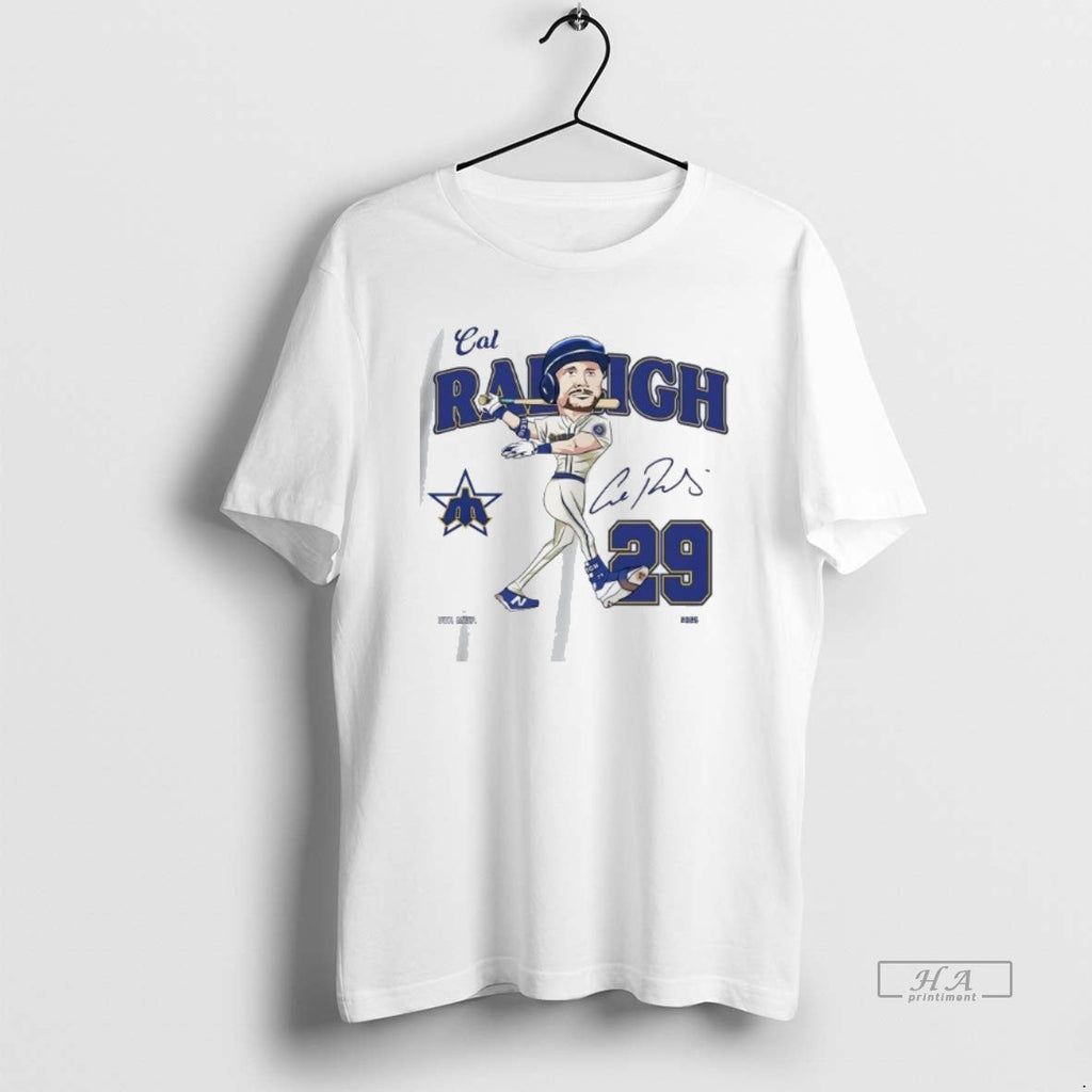 Official Trendy Cal Raleigh Our Mvp 2025 Signature - Adult & Kids T-Shirts, Sweatshirts & Hoodies apparel design preview 1