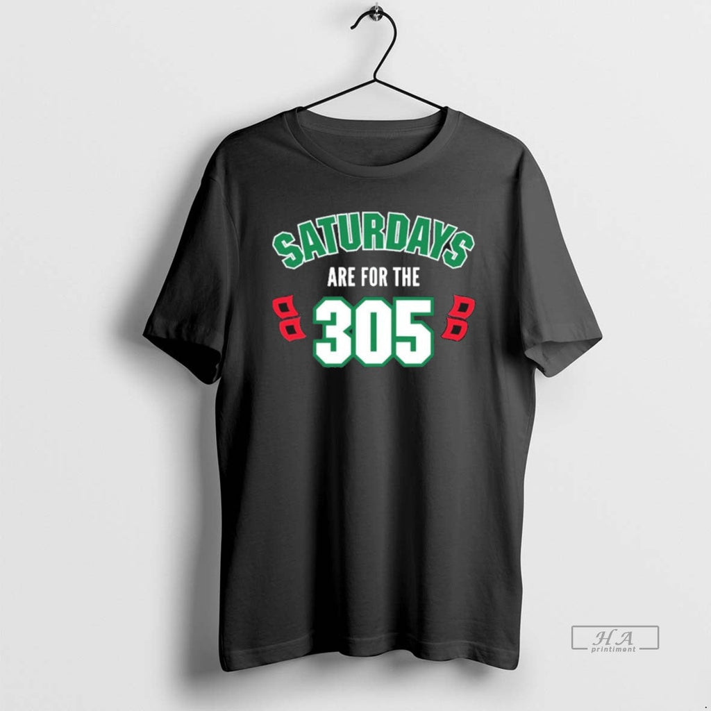 Official Trendy Canes Saturdays Are For The 305 State - Adult & Kids T-Shirts, Sweatshirts & Hoodies apparel design preview 1