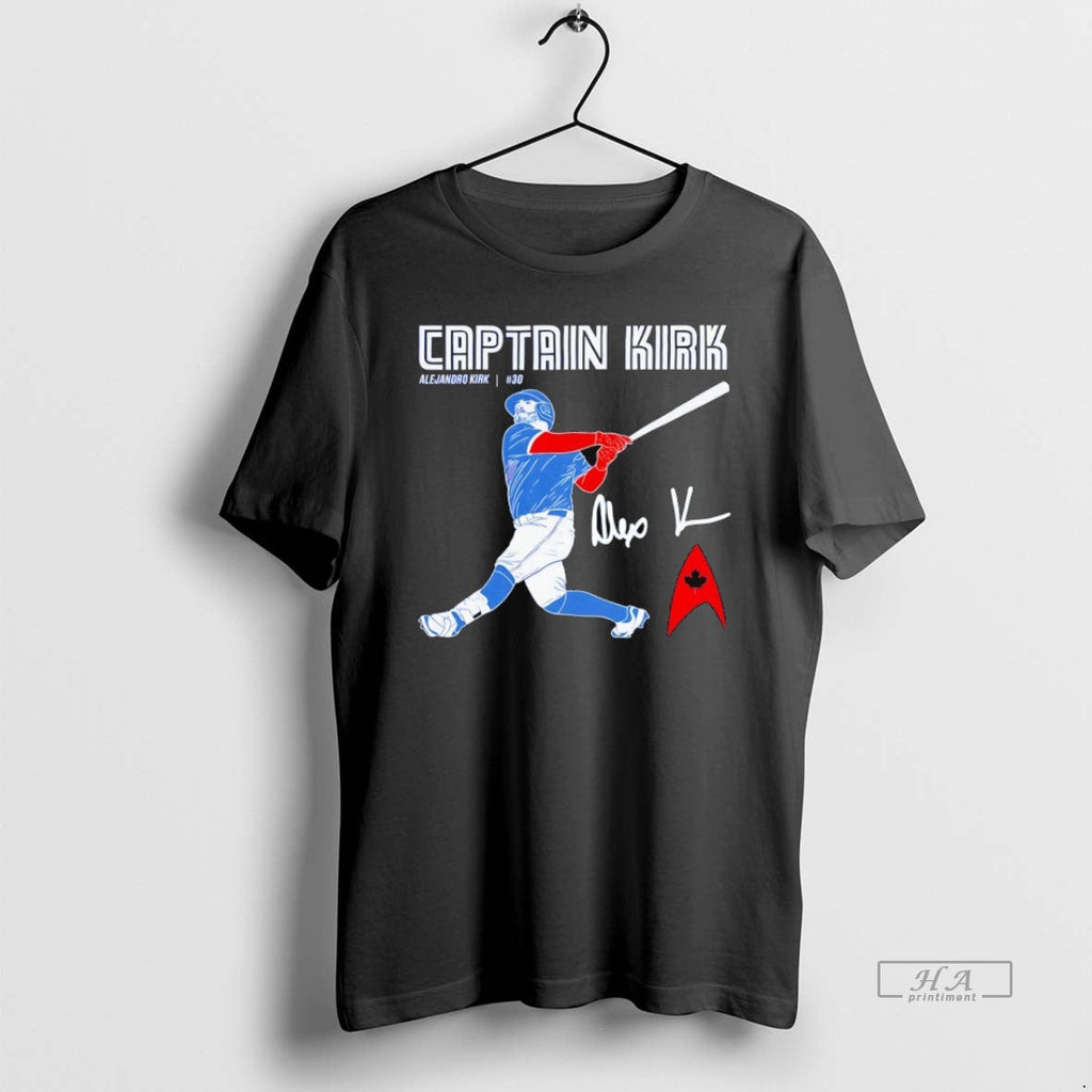 Official Trendy Captain Kirk Toronto Blue Jays - Adult & Kids T-Shirts, Sweatshirts & Hoodies apparel design preview 1