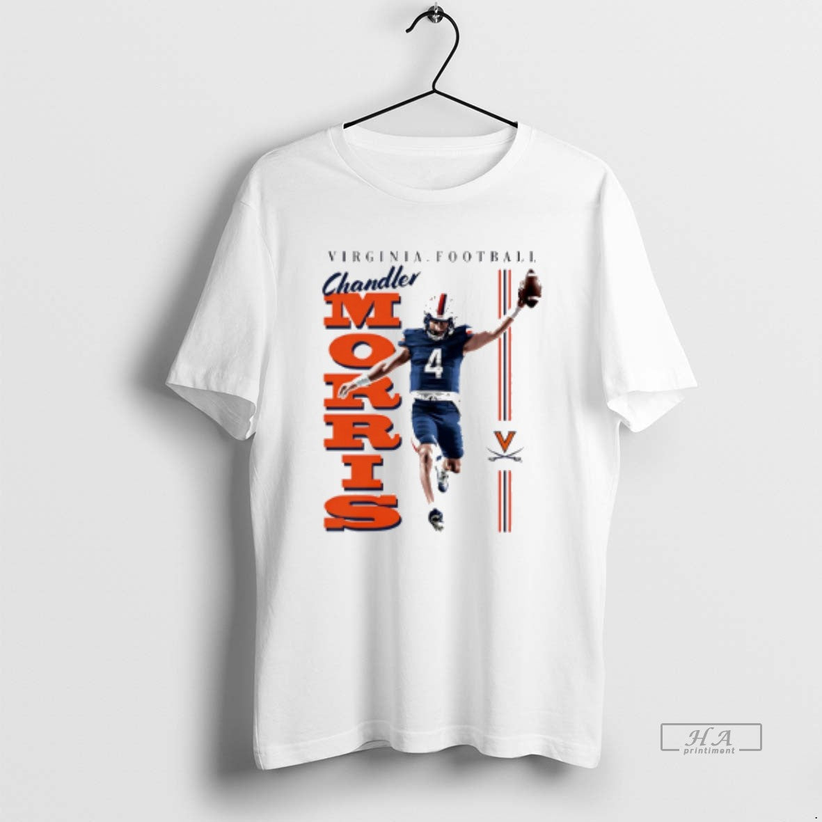Official Trendy Chandler Morris Virginia Cavaliers - Adult & Kids T-Shirts, Sweatshirts & Hoodies apparel design preview 1