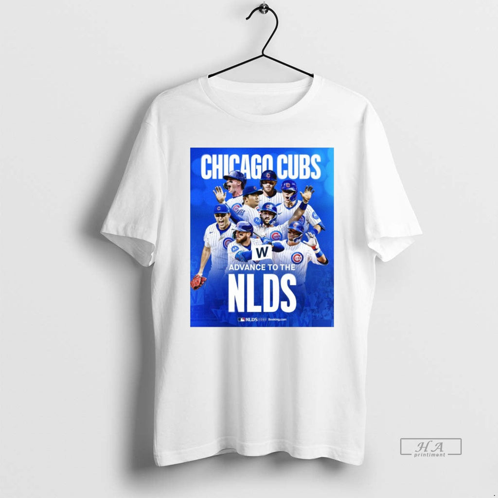 Official Trendy Chicago Cubs W Advance To The Nlds - Adult & Kids T-Shirts, Sweatshirts & Hoodies apparel design preview 1