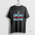 Official Trendy Chicago Puck Yea State Flag Hockey - Adult & Kids T-Shirts, Sweatshirts & Hoodies apparel design preview 1