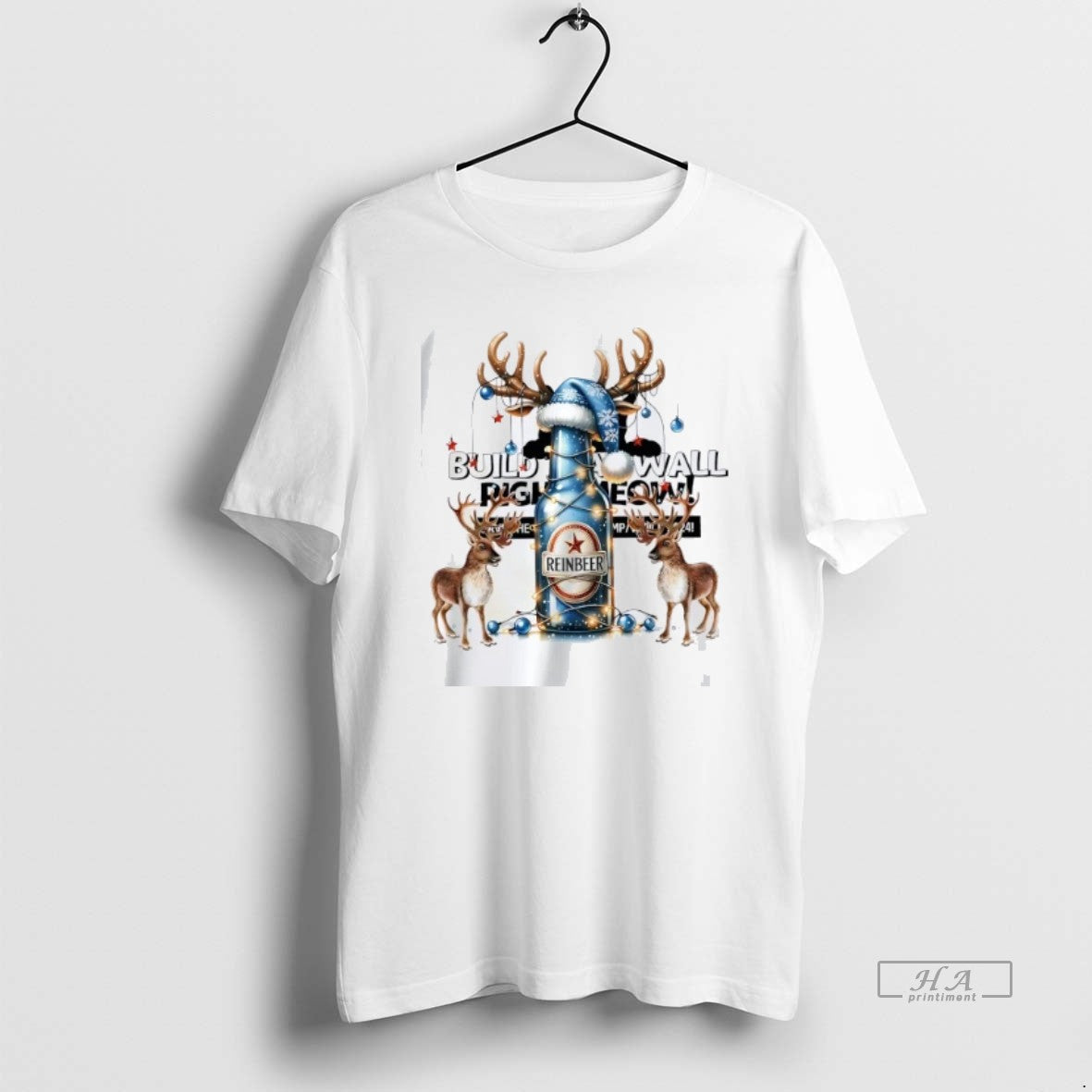Official Trendy Christmas Reindeer Beer - Adult & Kids T-Shirts, Sweatshirts & Hoodies apparel design preview 1