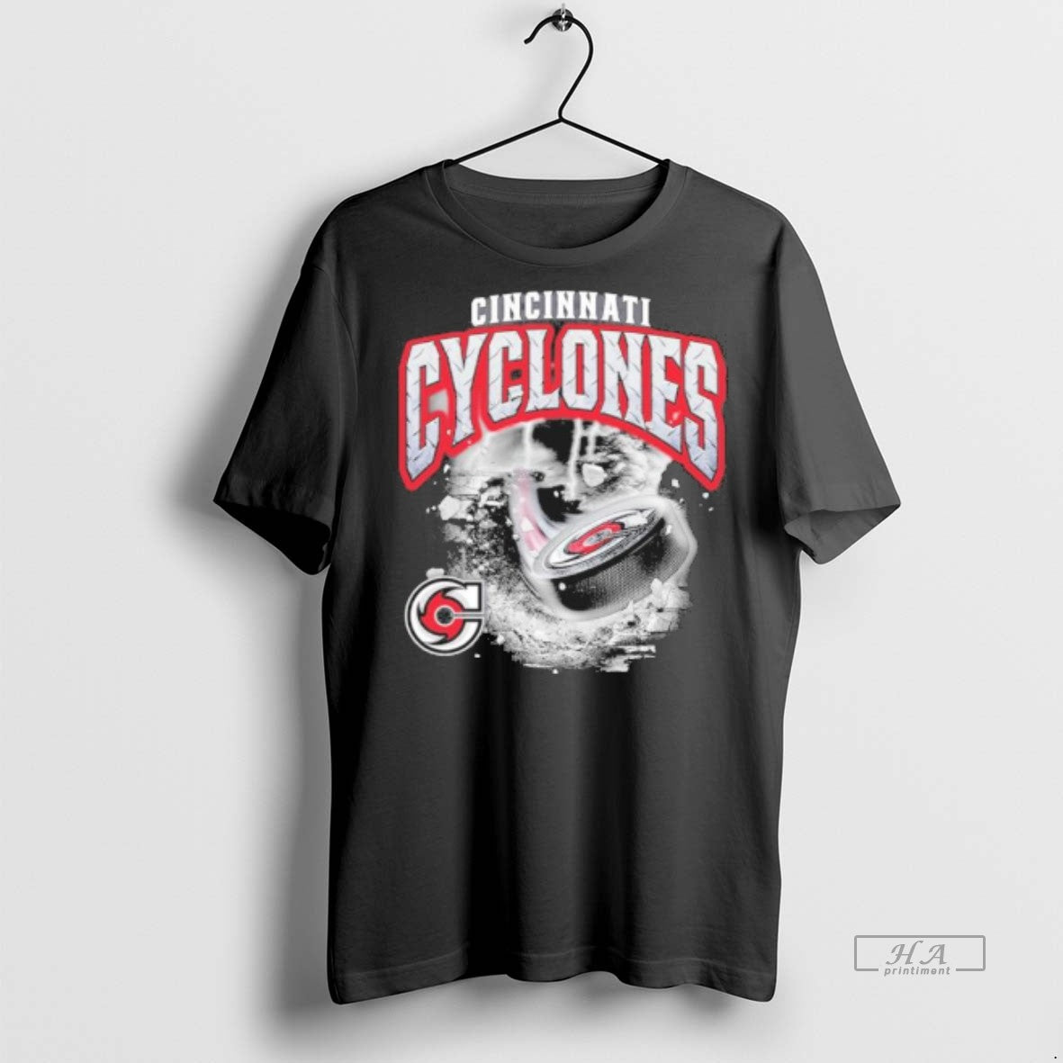 Official Trendy Cincinnati Cyclones Storm Warning - Adult & Kids T-Shirts, Sweatshirts & Hoodies apparel design preview 1