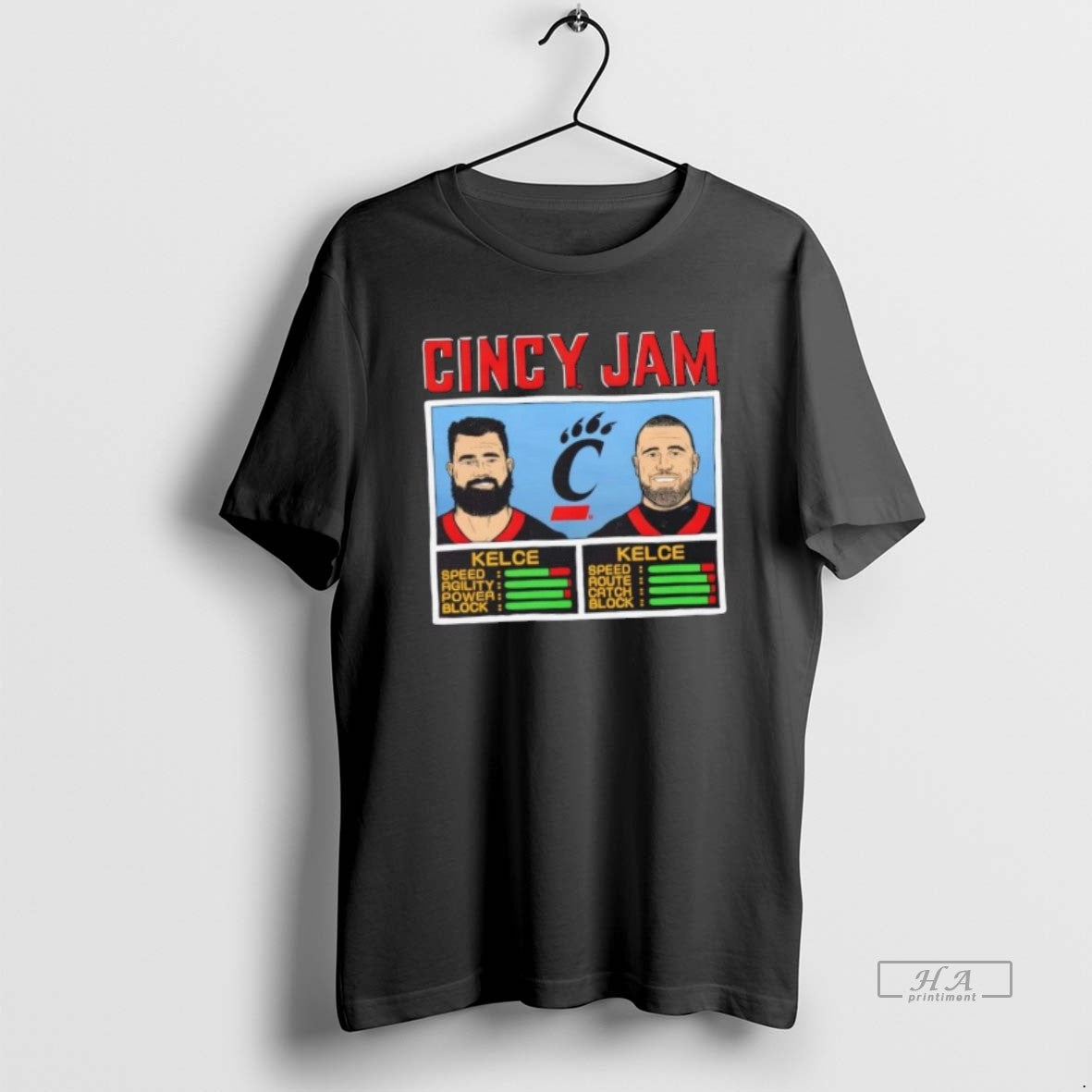 Official Trendy Cincy Jam Kelce And Cincinnati - Adult & Kids T-Shirts, Sweatshirts & Hoodies apparel design preview 1