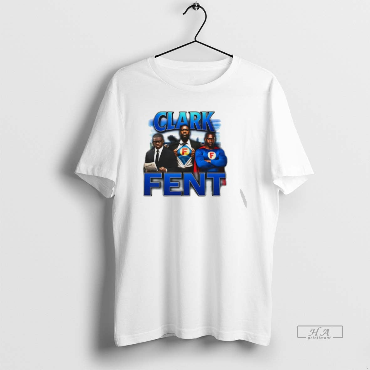 Official Trendy Clark Fent Superman George Floyd - Adult & Kids T-Shirts, Sweatshirts & Hoodies apparel design preview 1