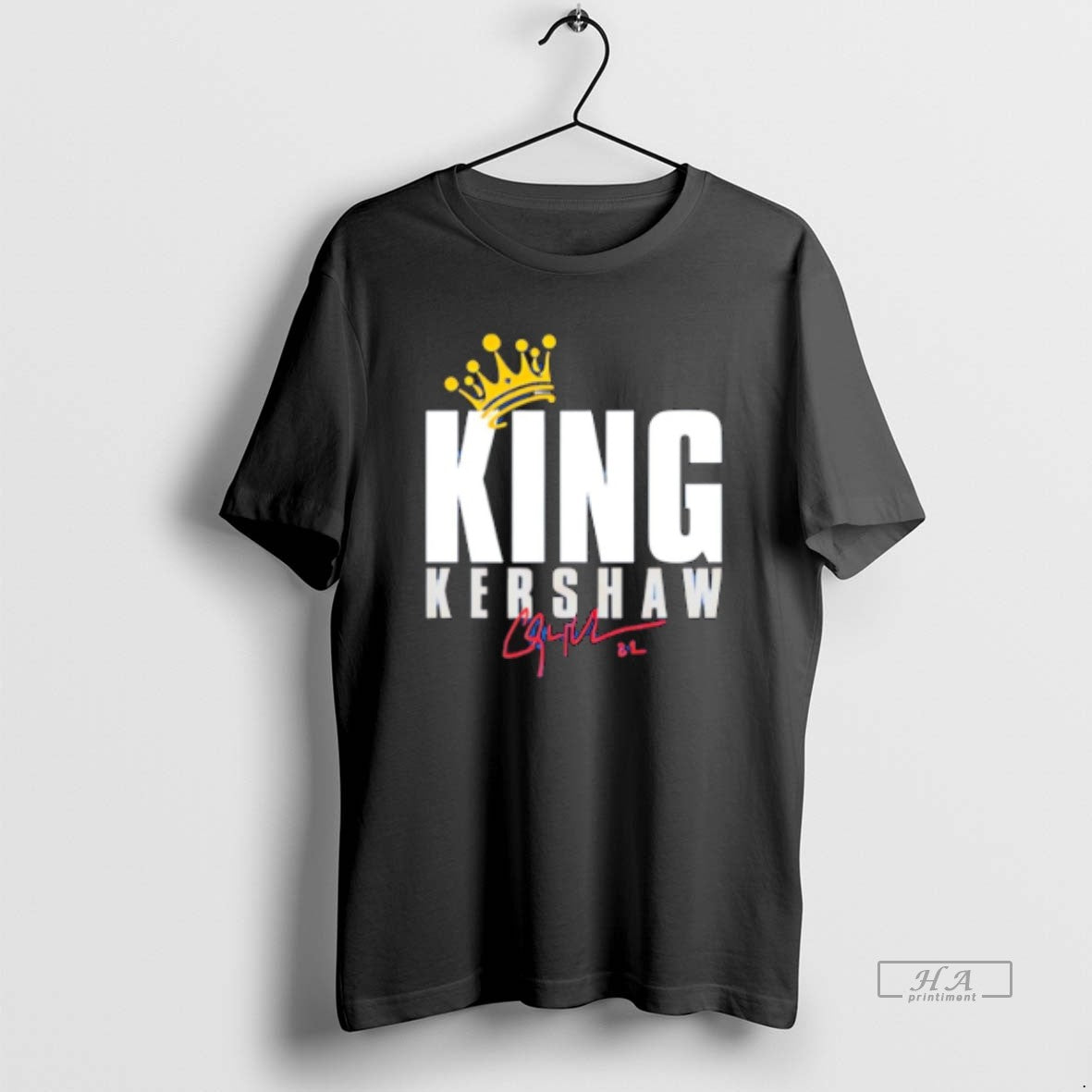 Official Trendy Clayton Kershaw King Los Angeles - Adult & Kids T-Shirts, Sweatshirts & Hoodies apparel design preview 1