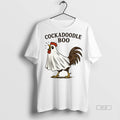 Official Trendy Cock Ghost Cockadoodle Boo Halloween - Adult & Kids T-Shirts, Sweatshirts & Hoodies apparel design preview 1