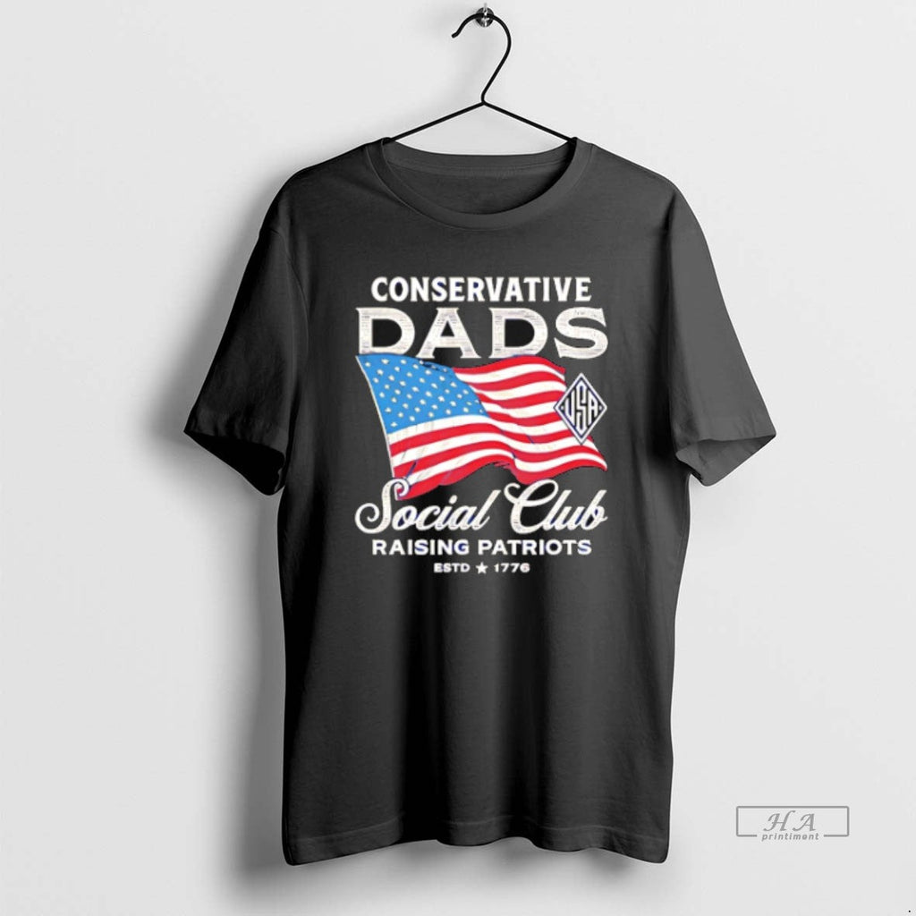 Official Trendy Conservative Dads Social Club Raising - Adult & Kids T-Shirts, Sweatshirts & Hoodies apparel design preview 1
