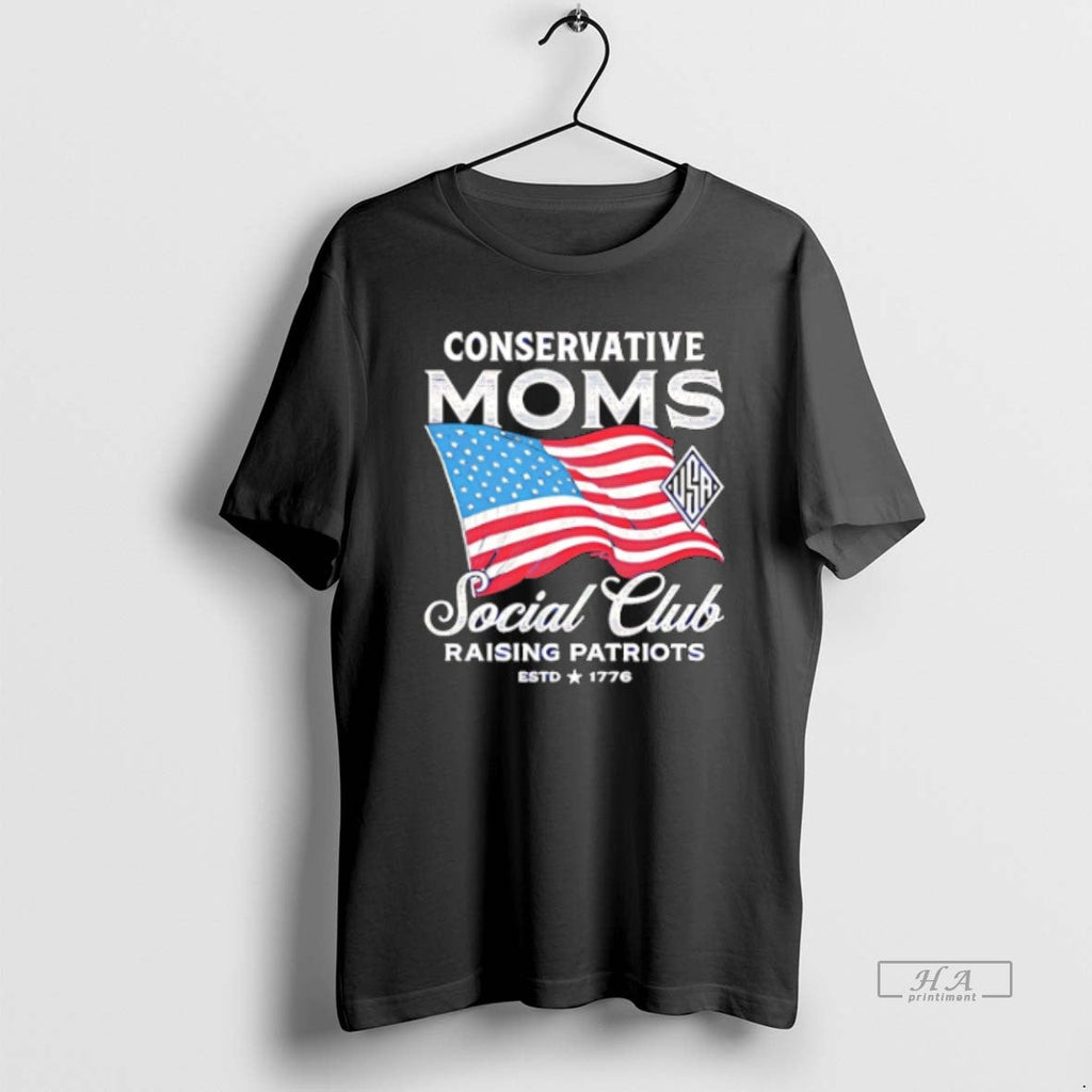Official Trendy Conservative Moms Social Club Raising - Adult & Kids T-Shirts, Sweatshirts & Hoodies apparel design preview 1