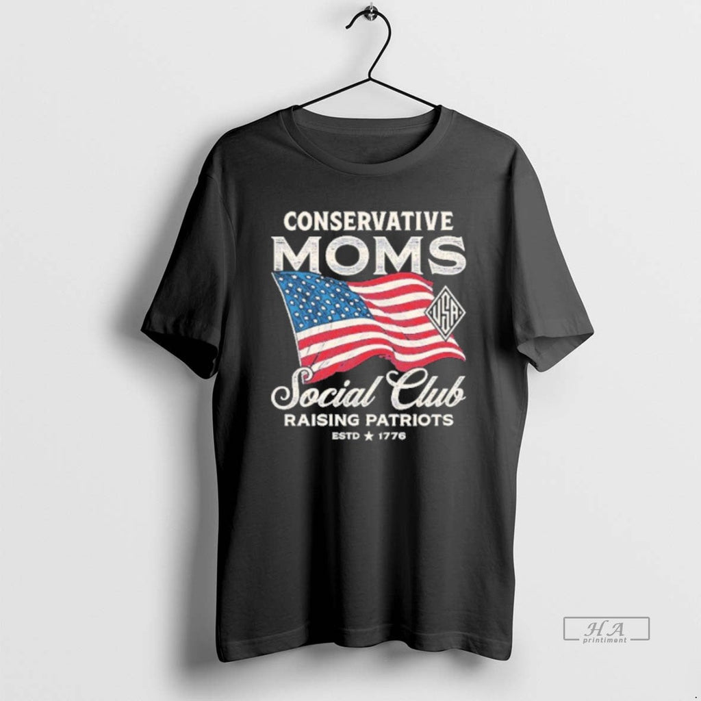 Official Trendy Conservative Moms Social Club Raising - Adult & Kids T-Shirts, Sweatshirts & Hoodies apparel design preview 1