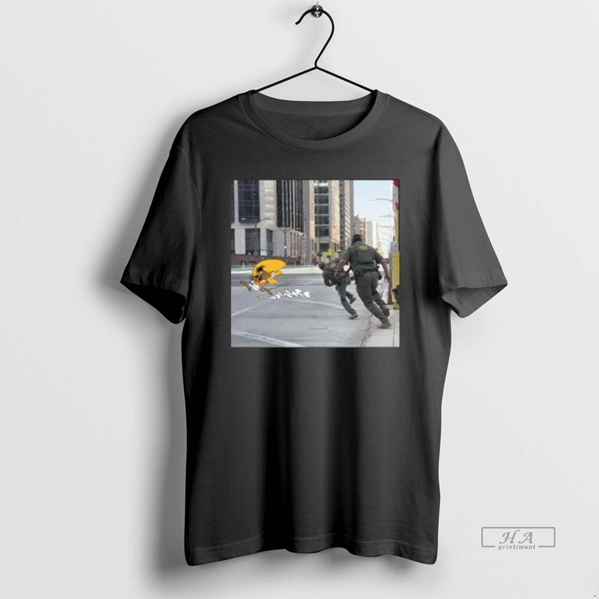 Official Trendy Cyclist Taunting Ice Agents Long - Adult & Kids T-Shirts, Sweatshirts & Hoodies apparel design preview 1