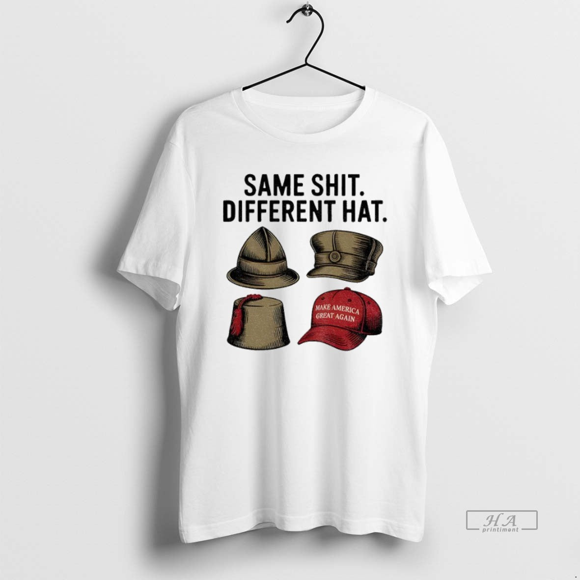 Official Trendy Dark Humor Political Same Shit - Adult & Kids T-Shirts, Sweatshirts & Hoodies apparel design preview 1