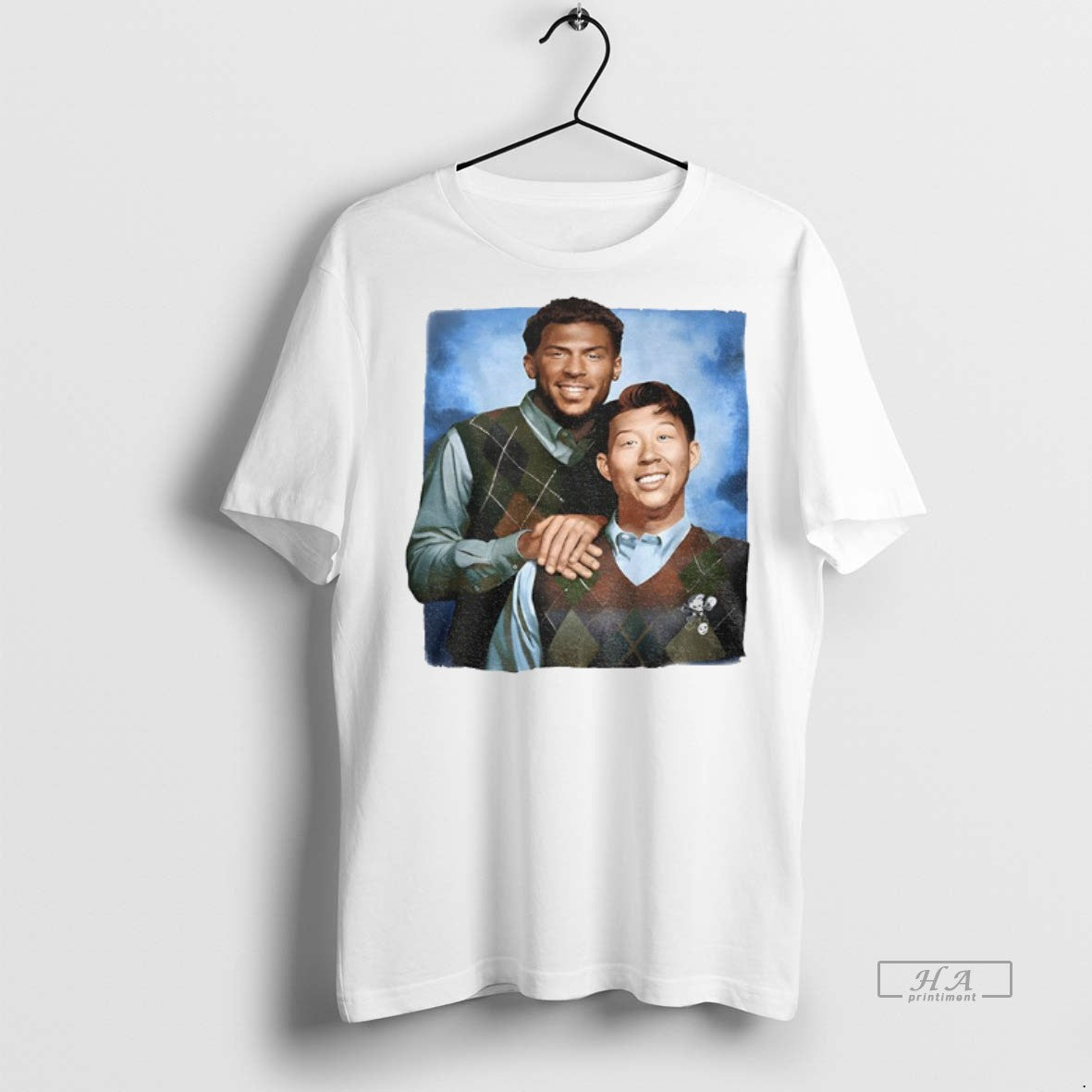 Official Trendy Denis Bouanga And Son Heung Min Los - Adult & Kids T-Shirts, Sweatshirts & Hoodies apparel design preview 1