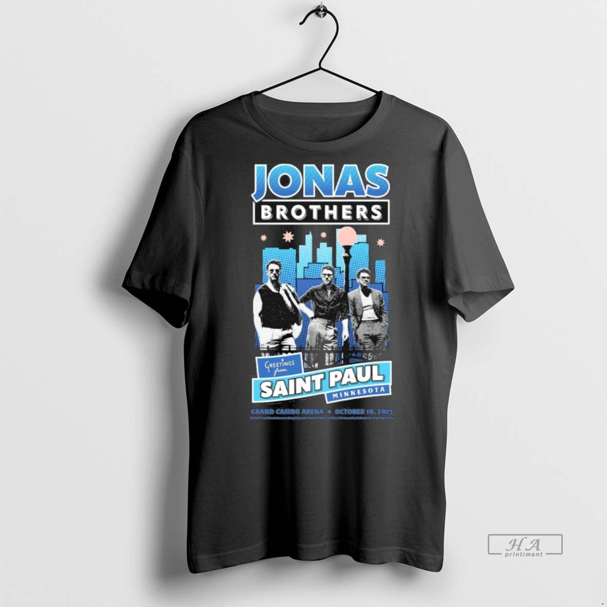 Official Trendy Design Jonas Brothers Setlist At - Adult & Kids T-Shirts, Sweatshirts & Hoodies apparel design preview 1