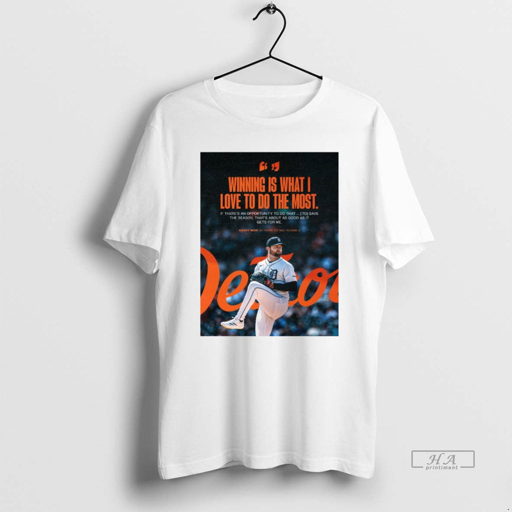 Official Trendy Detroit Tigers Winning Is What I Love - Adult & Kids T-Shirts, Sweatshirts & Hoodies apparel design preview 1
