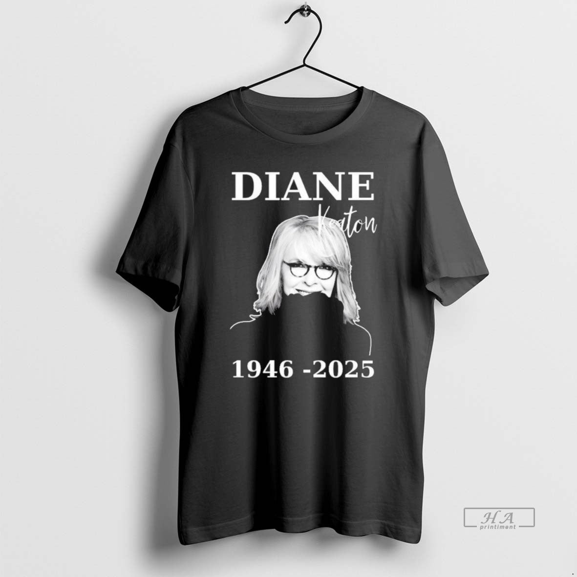 Official Trendy Diane Keaton Celebrity Memorial 1946 - Adult & Kids T-Shirts, Sweatshirts & Hoodies apparel design preview 1