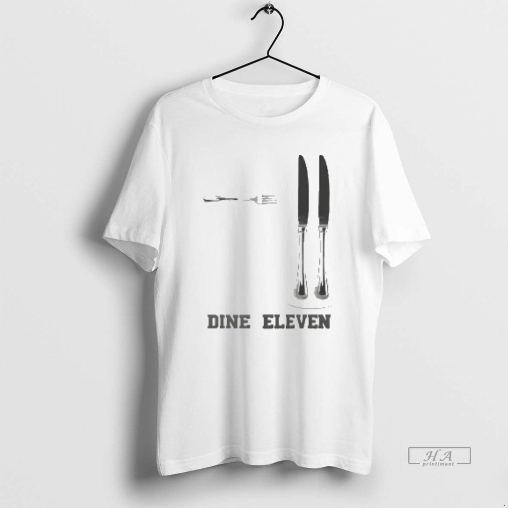 Official Trendy Dine Eleven Knife And Fork 9 11 - Adult & Kids T-Shirts, Sweatshirts & Hoodies apparel design preview 1