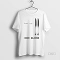 Official Trendy Dine Eleven Knife And Fork 9 11 - Adult & Kids T-Shirts, Sweatshirts & Hoodies apparel design preview 1