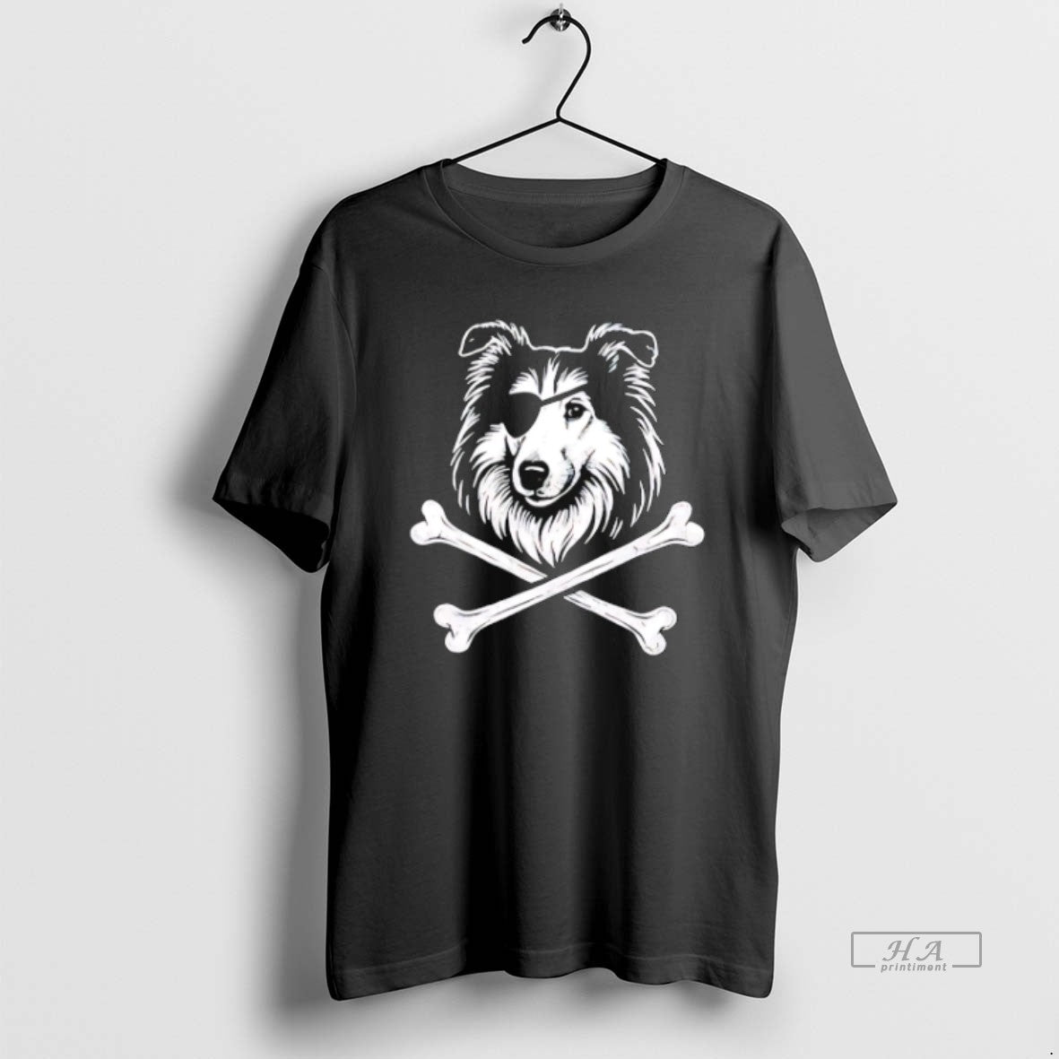 Official Trendy Dog Eyespatch Rev Pirate Reveille - Adult & Kids T-Shirts, Sweatshirts & Hoodies apparel design preview 1