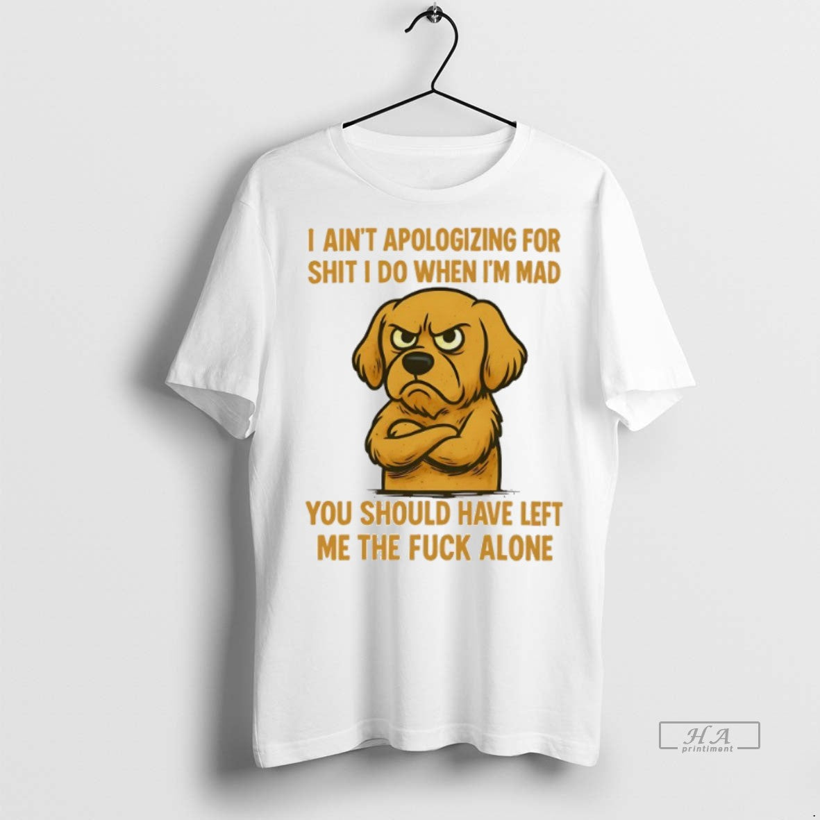 Official Trendy Dog I Aint Apologizing For Shit Do - Adult & Kids T-Shirts, Sweatshirts & Hoodies apparel design preview 1