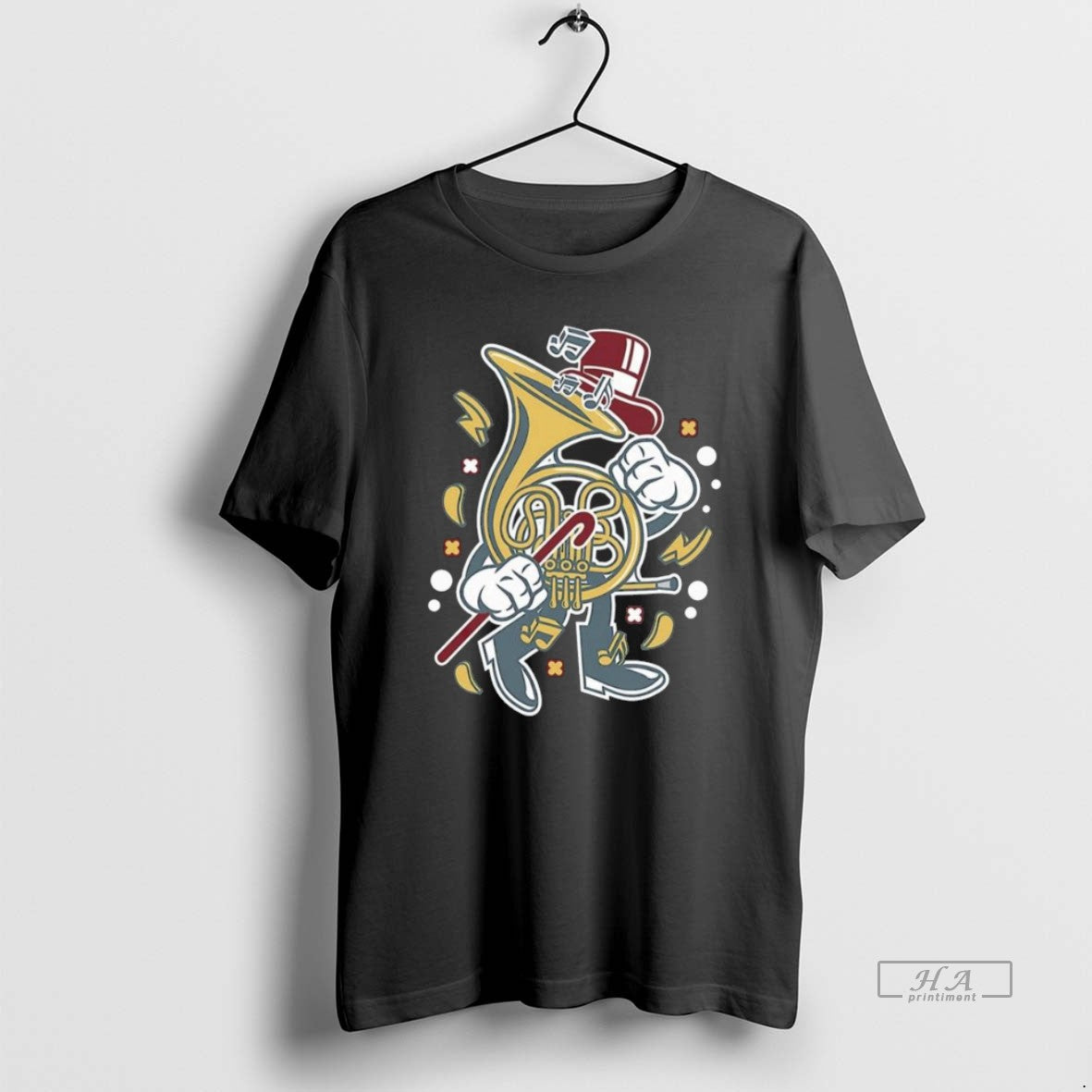 Official Trendy Drawing British Horn Street Cartoon - Adult & Kids T-Shirts, Sweatshirts & Hoodies apparel design preview 1