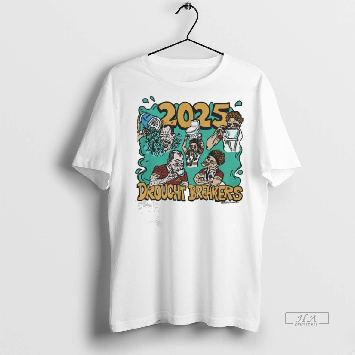Official Trendy Drought Breakers 2025 Badly Drawn - Adult & Kids T-Shirts, Sweatshirts & Hoodies apparel design preview 1