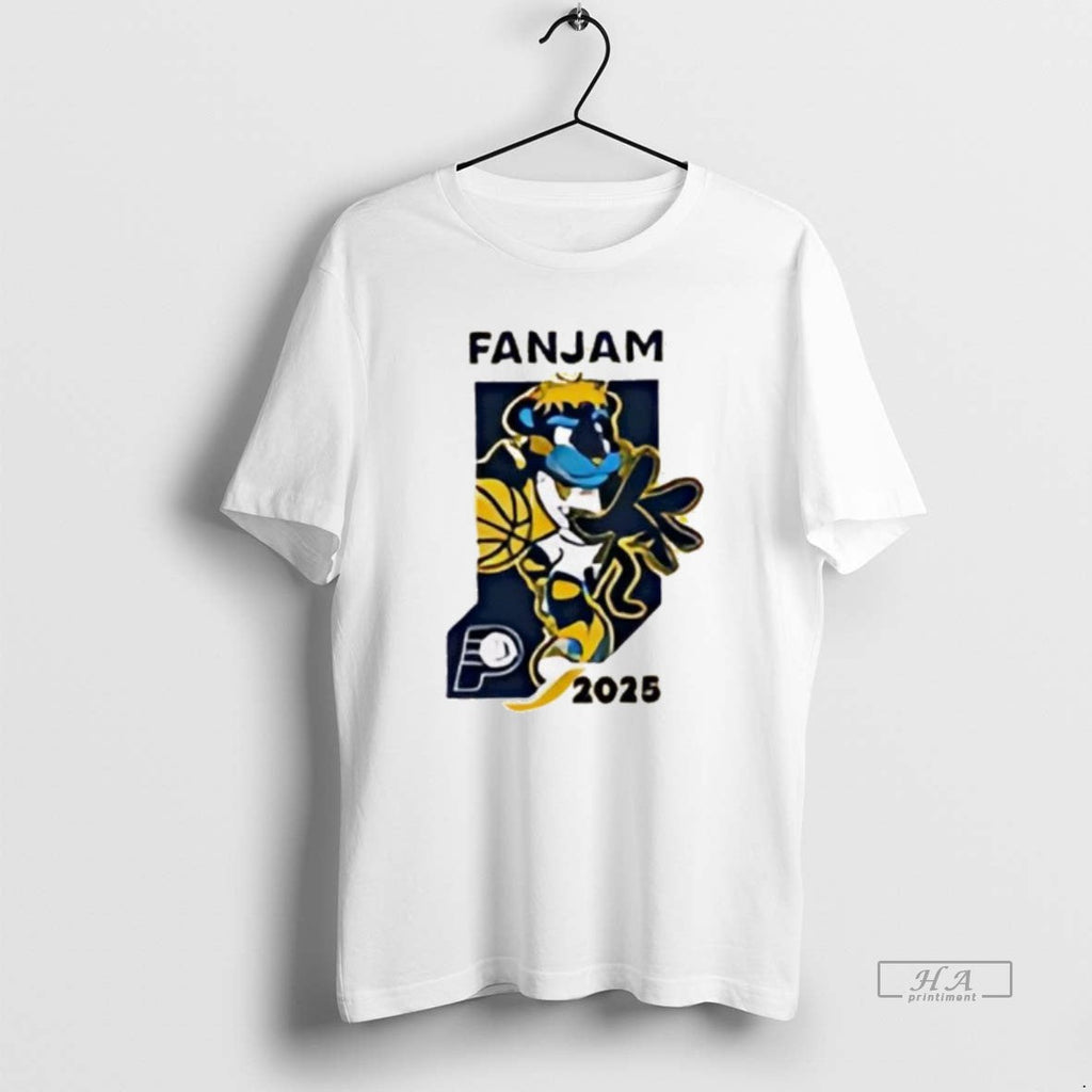 Official Trendy Fanjam Indiana Pacers Nba Team Mascot - Adult & Kids T-Shirts, Sweatshirts & Hoodies apparel design preview 1
