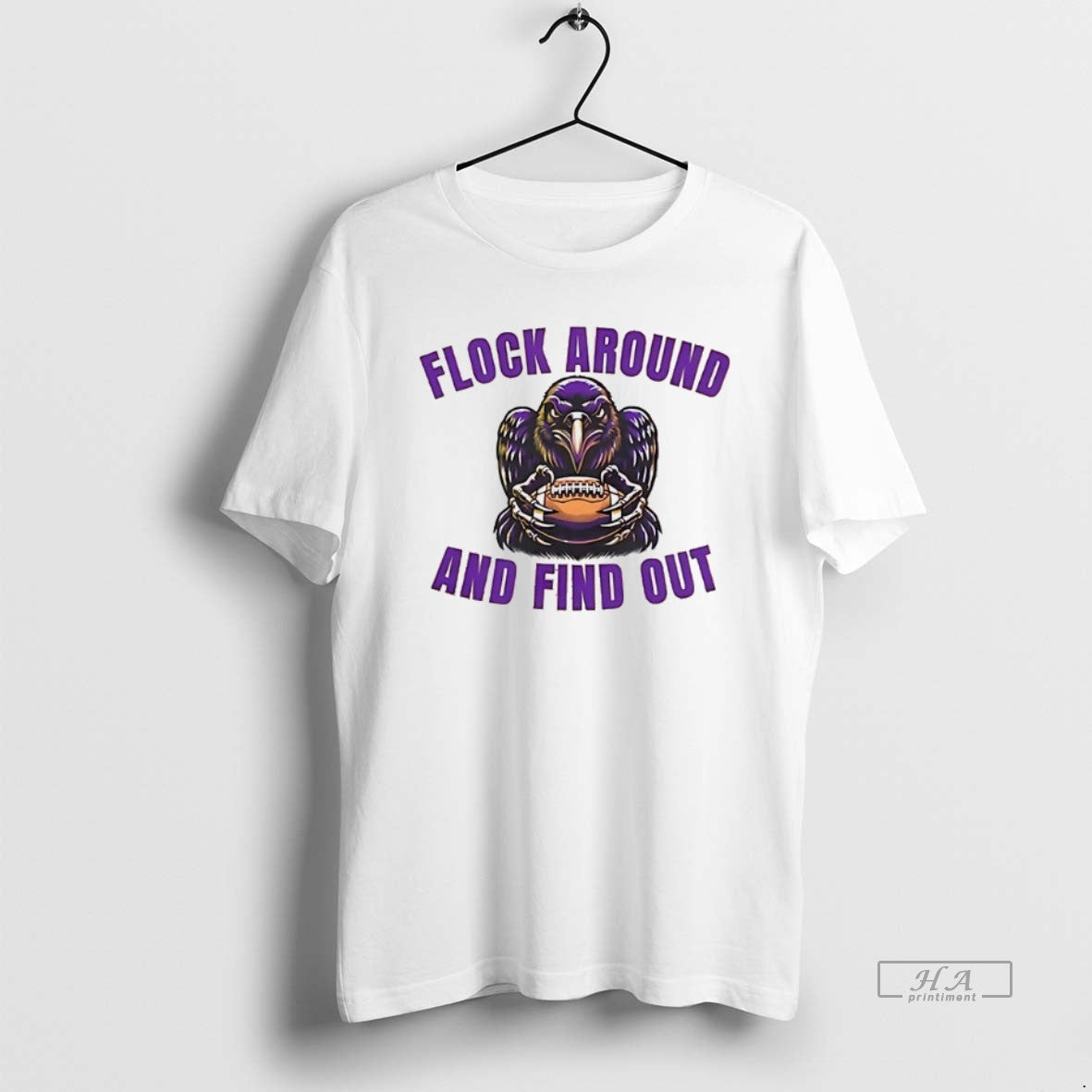 Official Trendy Flock Around And Find Out Baltimore - Adult & Kids T-Shirts, Sweatshirts & Hoodies apparel design preview 1