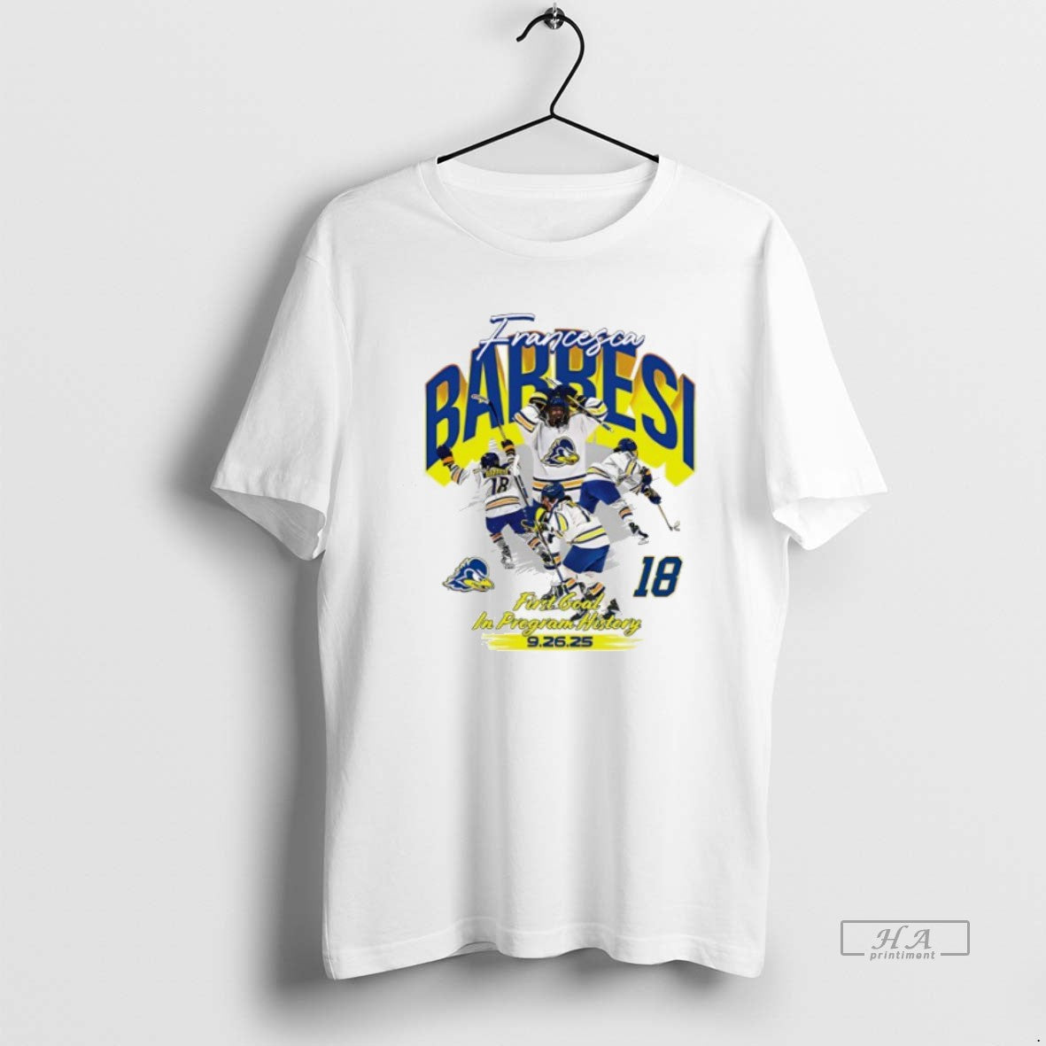 Official Trendy Francesca Barresi Delaware Ice Hockey - Adult & Kids T-Shirts, Sweatshirts & Hoodies apparel design preview 1