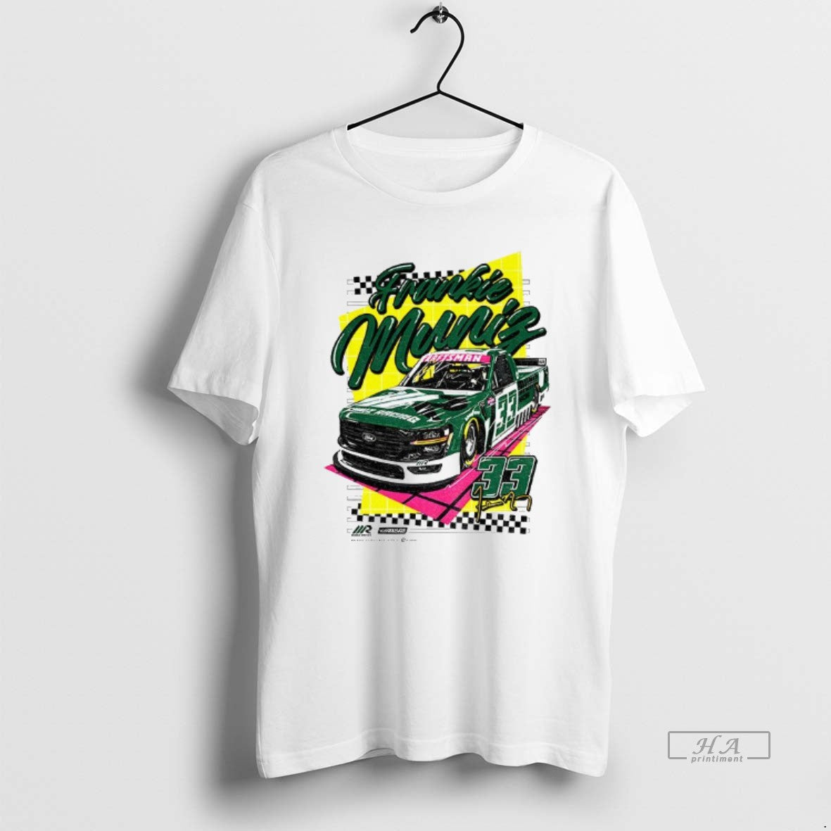 Official Trendy Frankie Muniz 33 Nascar Craftsman - Adult & Kids T-Shirts, Sweatshirts & Hoodies apparel design preview 1