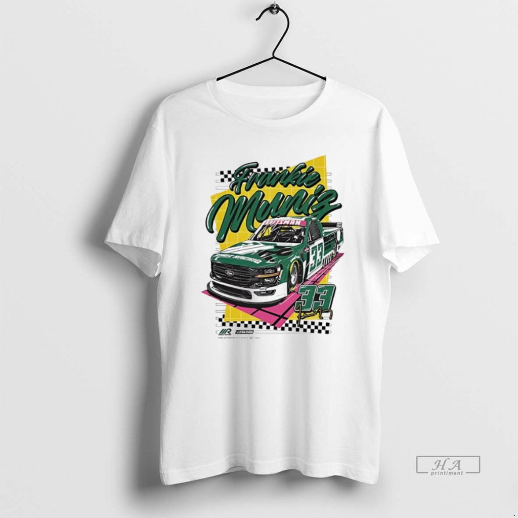 Official Trendy Frankie Muniz Nascar Truck Retro - Adult & Kids T-Shirts, Sweatshirts & Hoodies apparel design preview 1