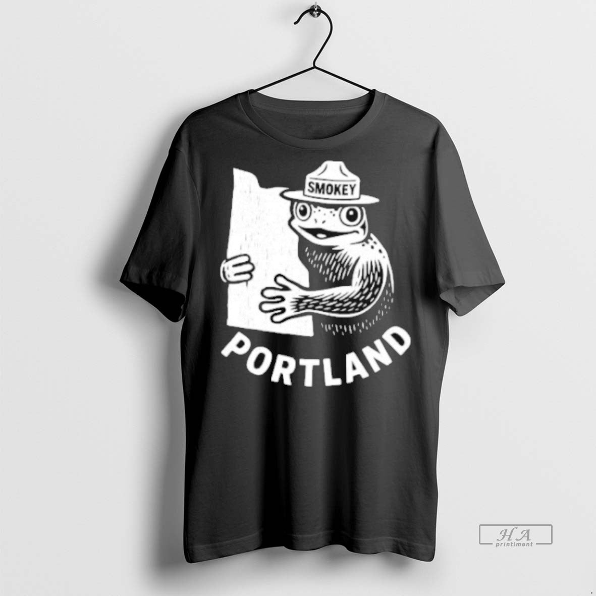 Official Trendy Free Portland Frog Subtle Anti Ice - Adult & Kids T-Shirts, Sweatshirts & Hoodies apparel design preview 1