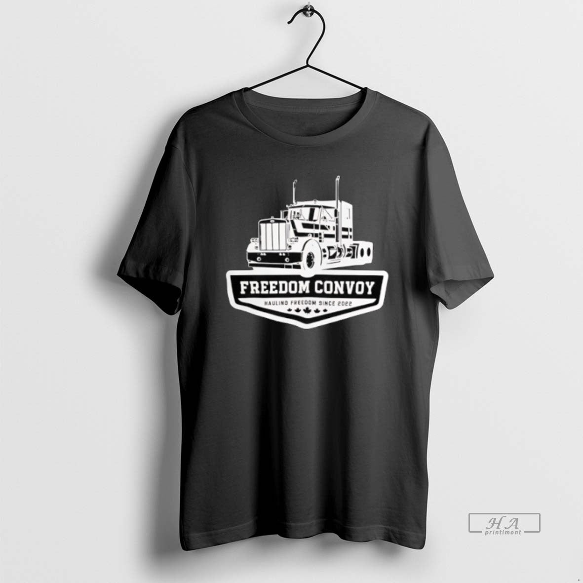 Official Trendy Freedom Convoy Hauling Since 2022 - Adult & Kids T-Shirts, Sweatshirts & Hoodies apparel design preview 1