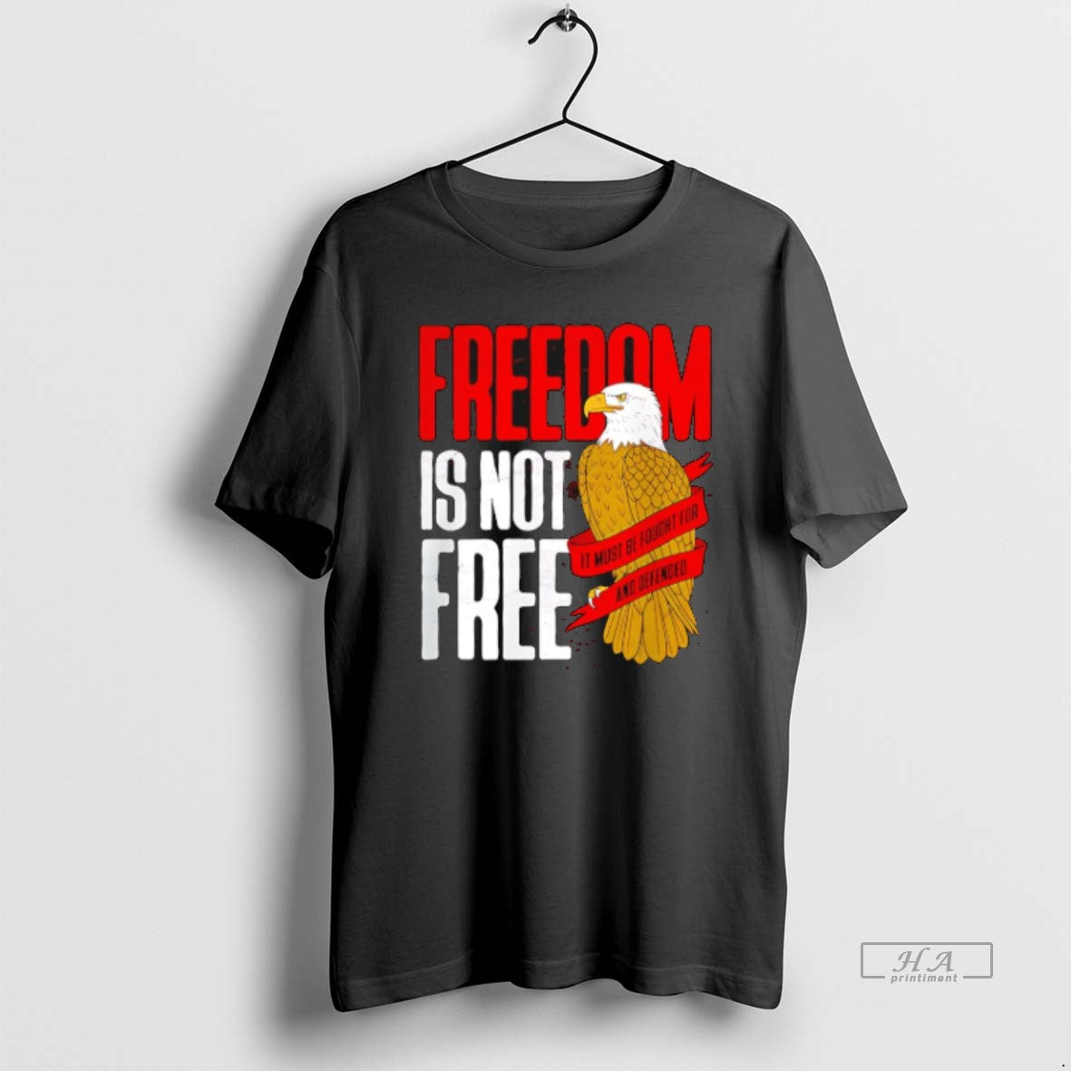 Official Trendy Freedom Is Not Free It Must Be Fought - Adult & Kids T-Shirts, Sweatshirts & Hoodies apparel design preview 1