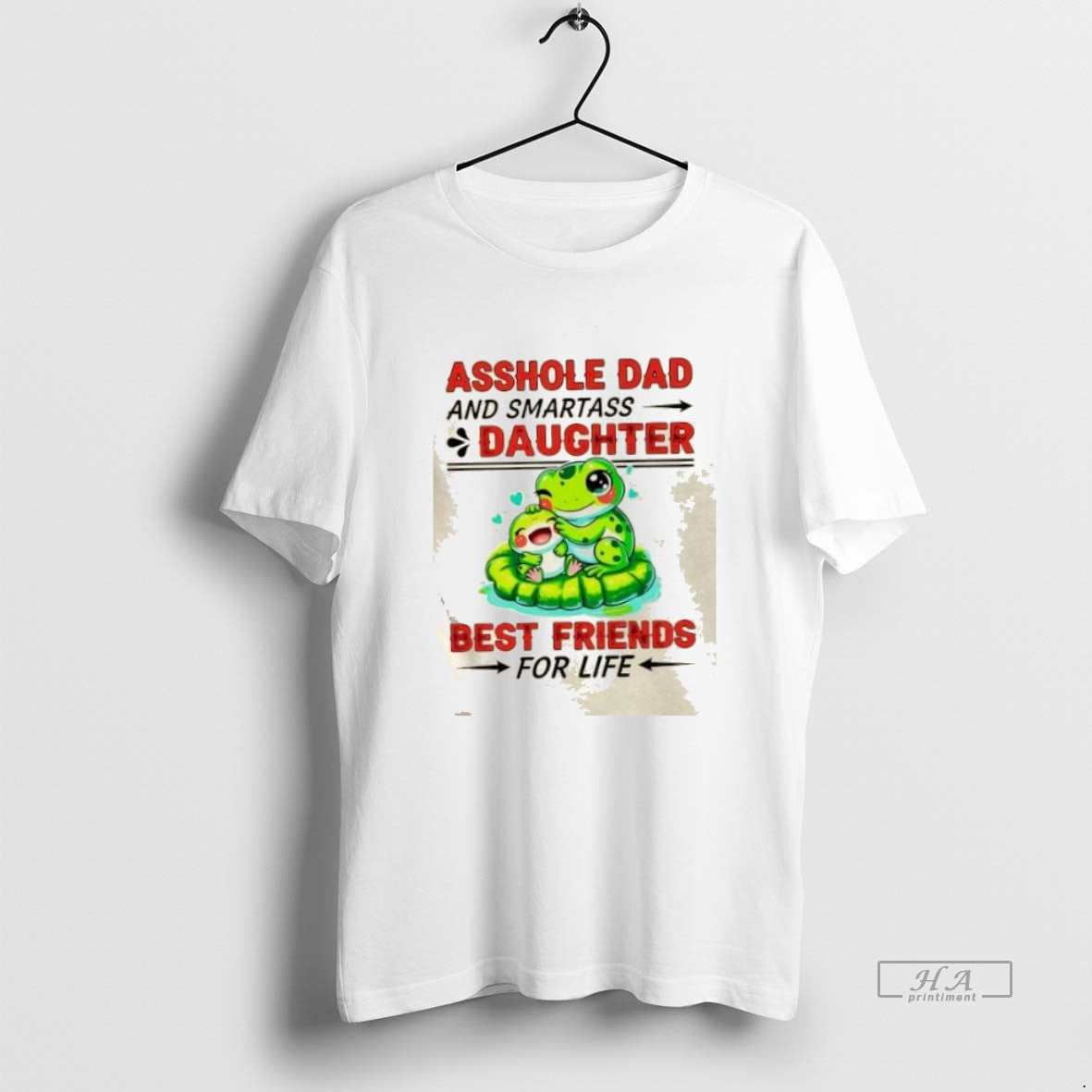 Official Trendy Frog Asshole Dad And Smartass - Adult & Kids T-Shirts, Sweatshirts & Hoodies apparel design preview 1