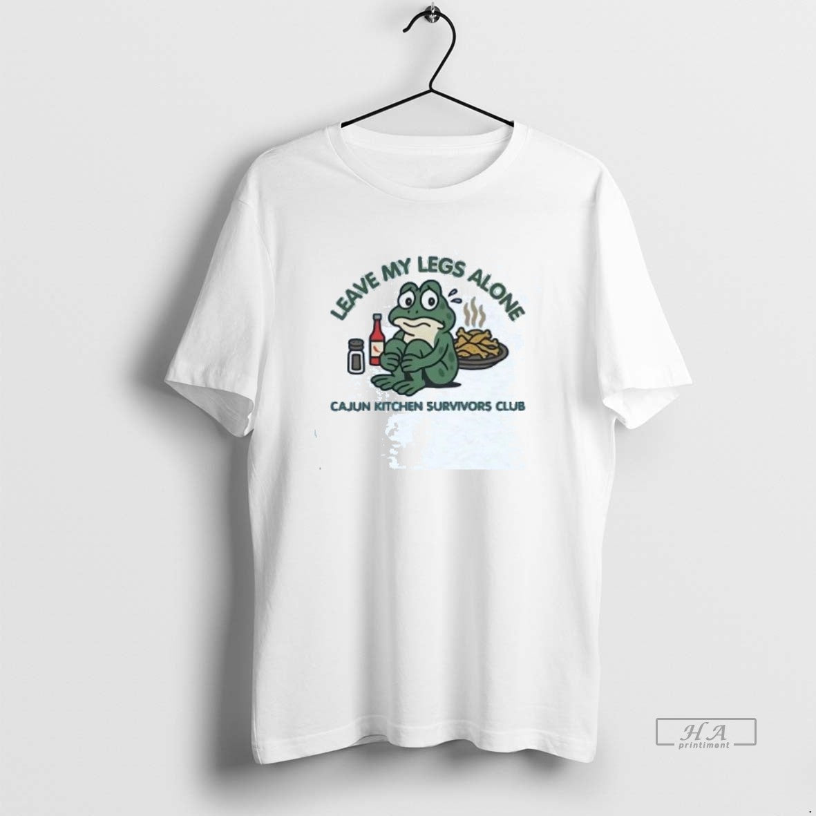 Official Trendy Frog Leave My Legs Alone Cajun - Adult & Kids T-Shirts, Sweatshirts & Hoodies apparel design preview 1