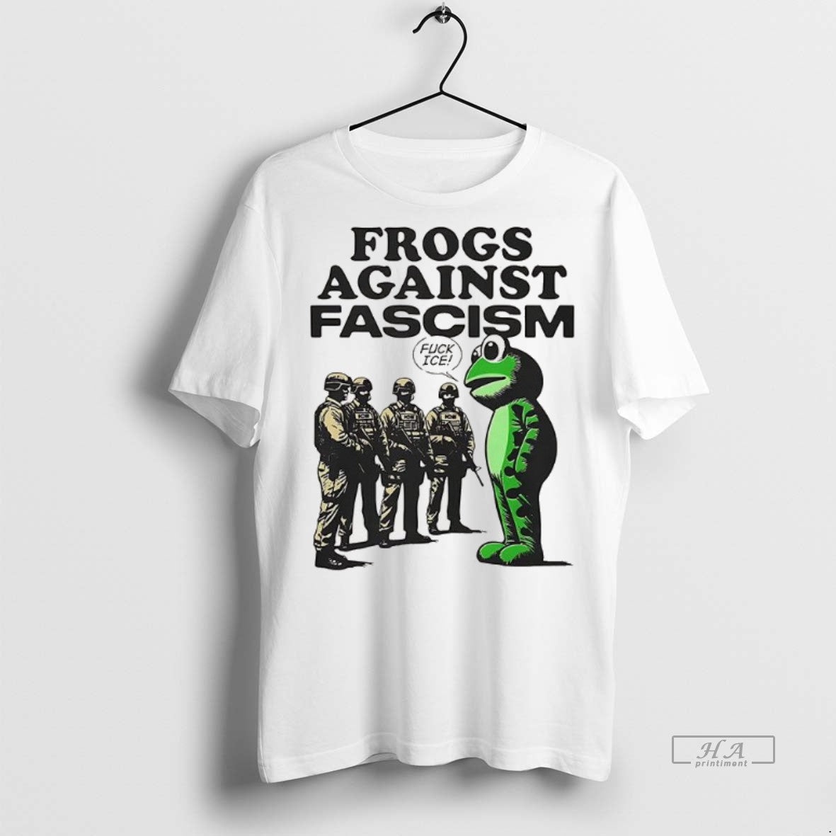 Official Trendy Frogs Against Fascism Sweater - Adult & Kids T-Shirts, Sweatshirts & Hoodies apparel design preview 1