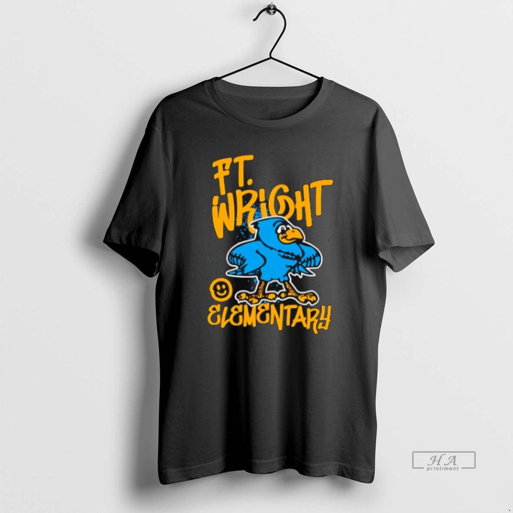 Official Trendy Ft Wright Elementary Smiley Graffiti - Adult & Kids T-Shirts, Sweatshirts & Hoodies apparel design preview 1
