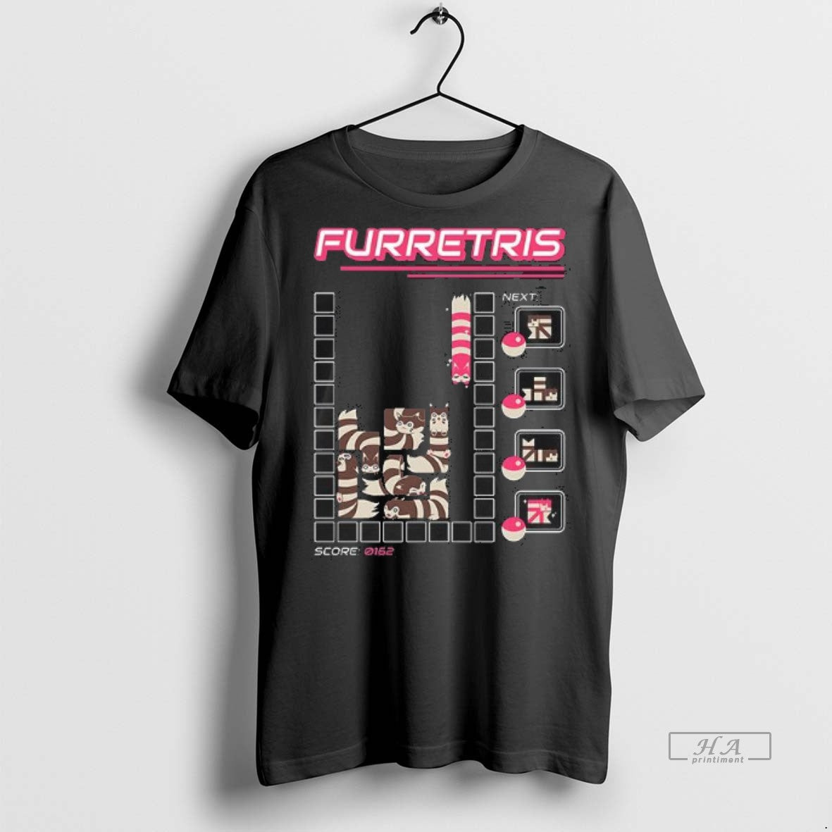 Official Trendy Furretris Next Ferrets Score 0162 - Adult & Kids T-Shirts, Sweatshirts & Hoodies apparel design preview 1