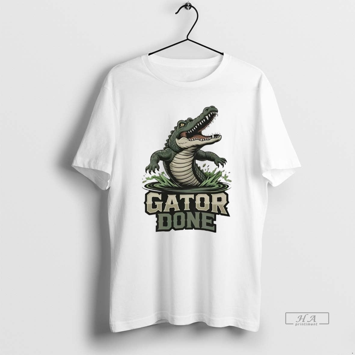 Official Trendy Gator Done Louisiana Swamp - Adult & Kids T-Shirts, Sweatshirts & Hoodies apparel design preview 1