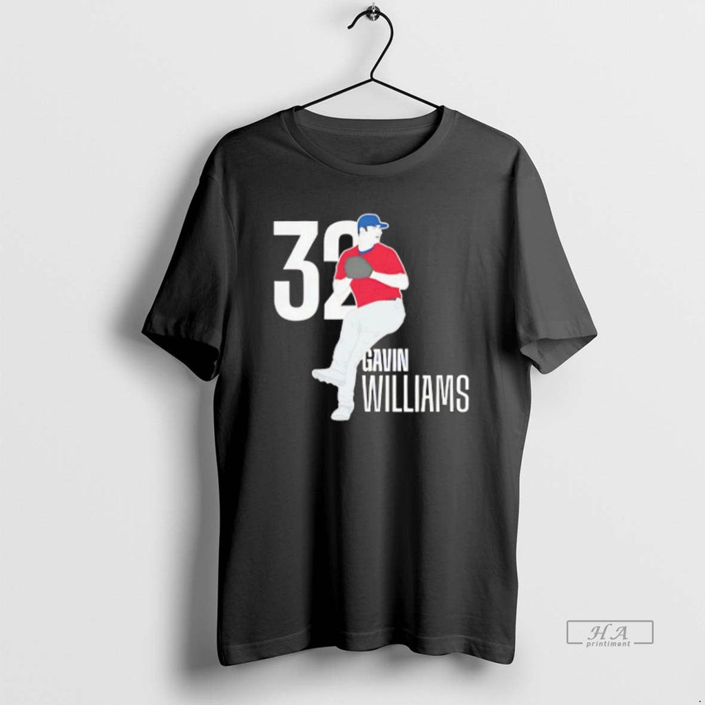 Official Trendy Gavin Williams Cleveland Guardians 32 - Adult & Kids T-Shirts, Sweatshirts & Hoodies apparel design preview 1