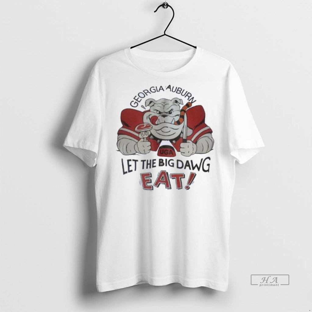 Official Trendy Georgia Vs Auburn 2025 Let The Big - Adult & Kids T-Shirts, Sweatshirts & Hoodies apparel design preview 1