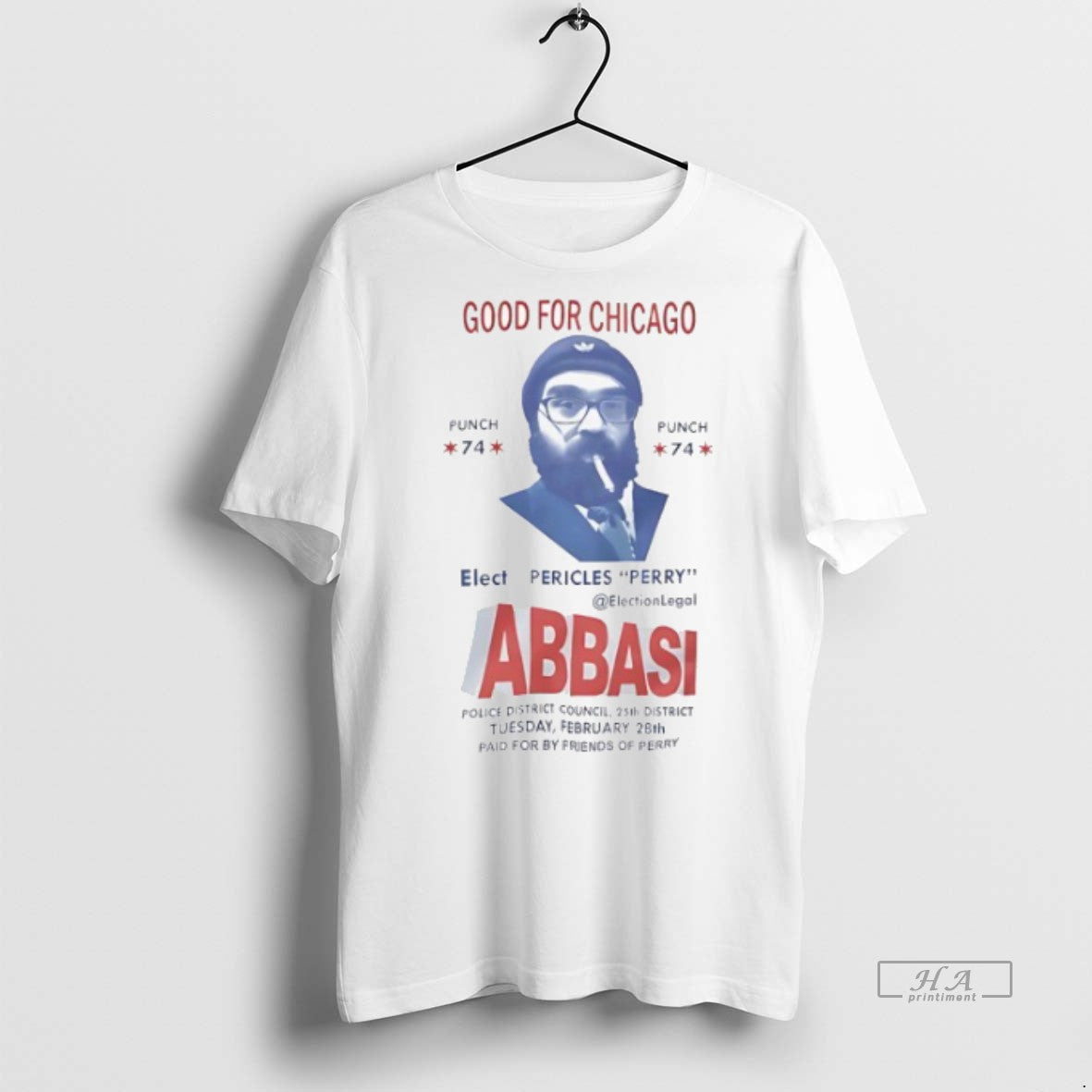Official Trendy Good For Chicago Abbaasi Elect - Adult & Kids T-Shirts, Sweatshirts & Hoodies apparel design preview 1
