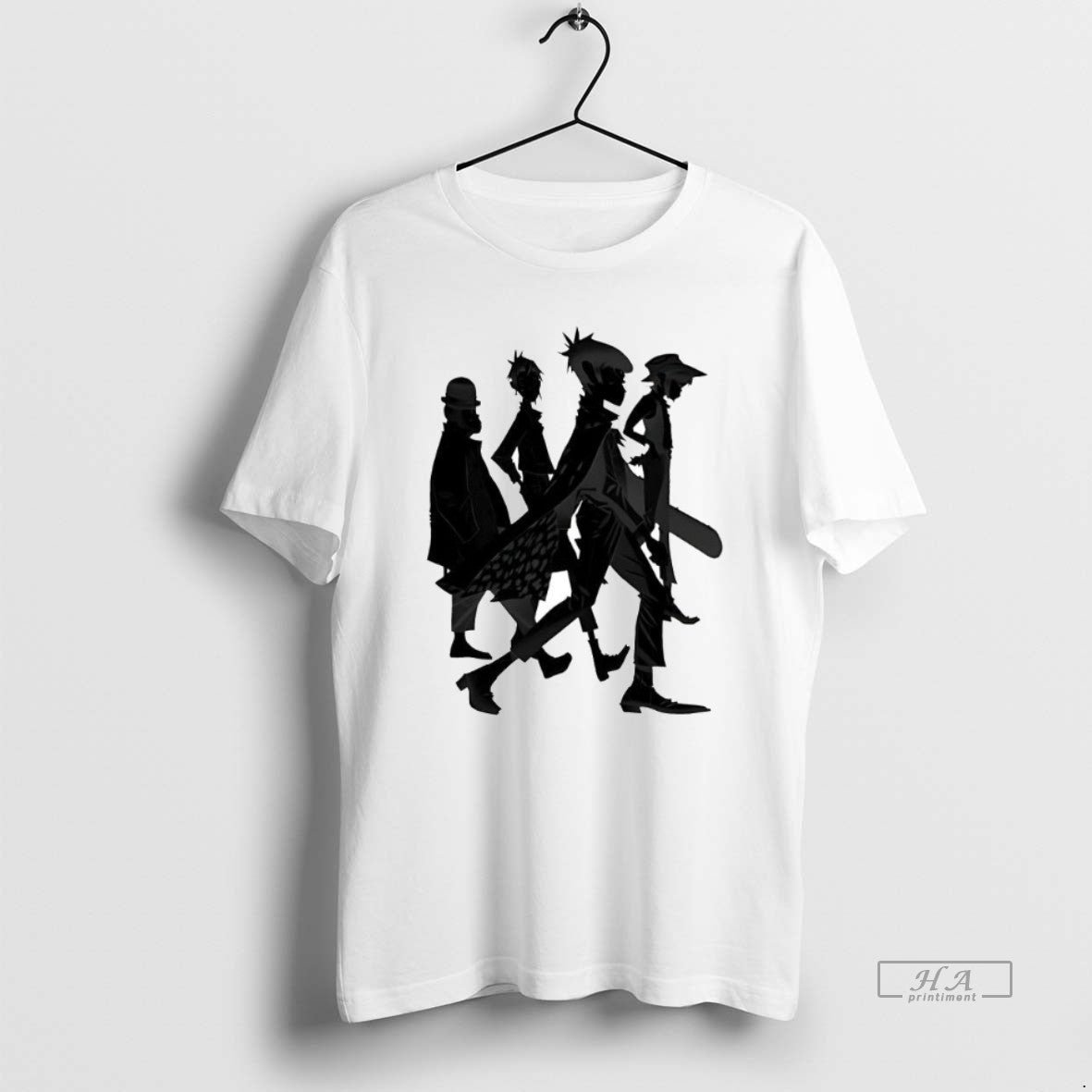 Official Trendy Gorillaz Shadows - Adult & Kids T-Shirts, Sweatshirts & Hoodies apparel design preview 1