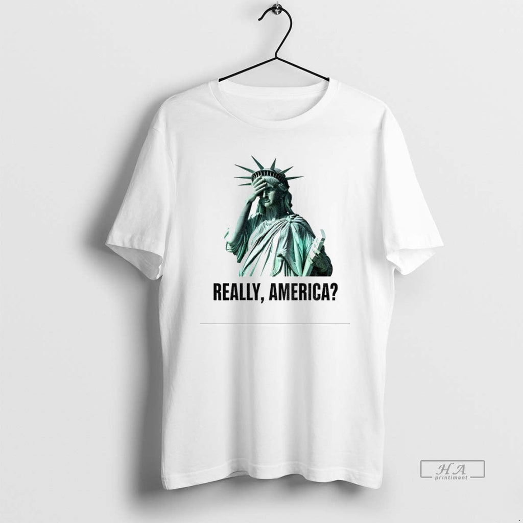 Official Trendy Government Shutdown Statue Of Liberty - Adult & Kids T-Shirts, Sweatshirts & Hoodies apparel design preview 1