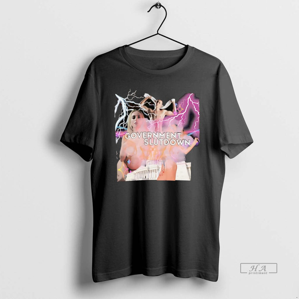 Official Trendy Government Slutdown Picture Collage - Adult & Kids T-Shirts, Sweatshirts & Hoodies apparel design preview 1