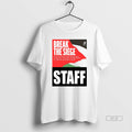 Official Trendy Greta Thunberg Break The Siege Staff - Adult & Kids T-Shirts, Sweatshirts & Hoodies apparel design preview 1